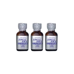 Lot de 3 Poppers Jungle Juice Platinum 24 ml