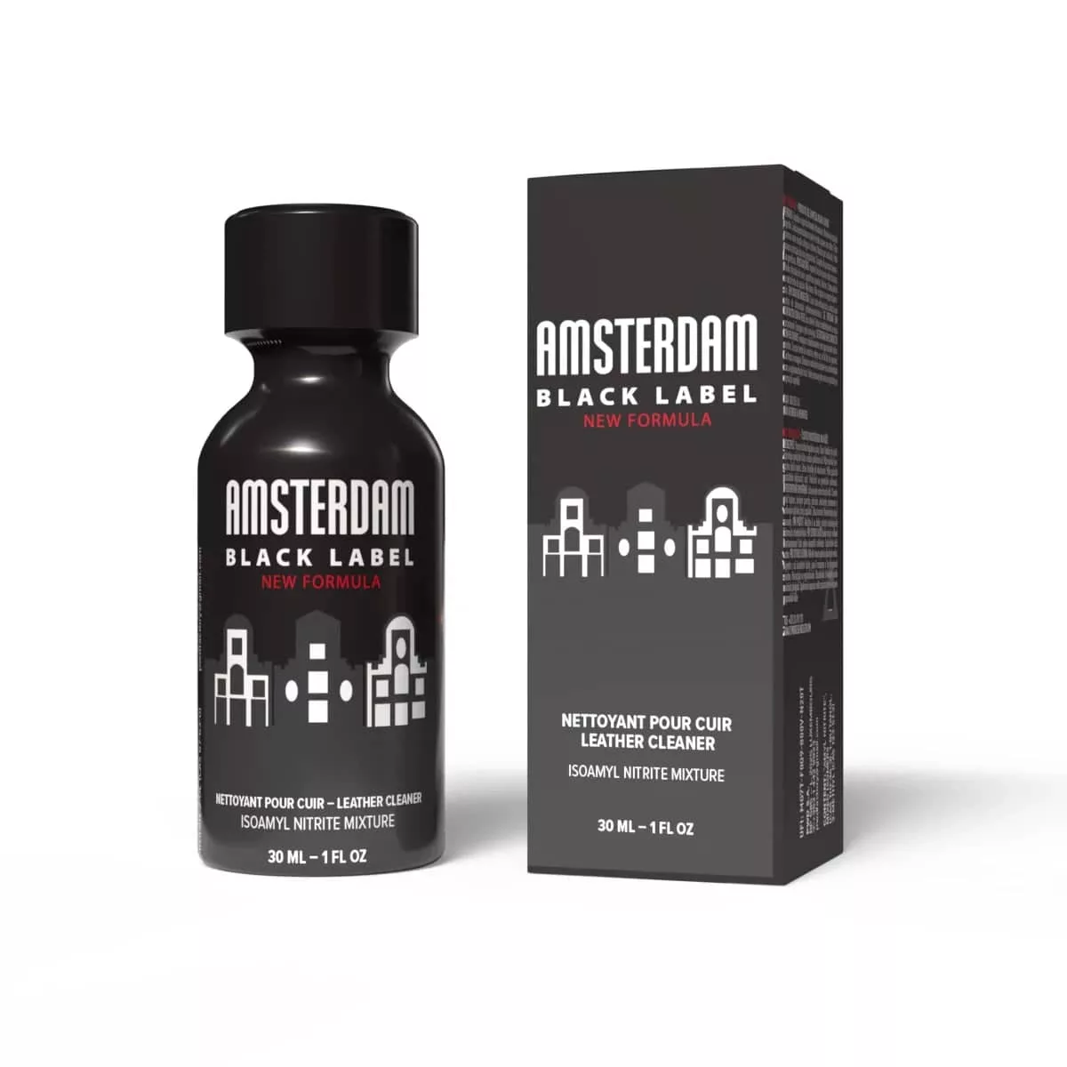 Amsterdam Black Label Poppers Pack 30ml X3