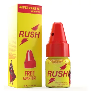 poppers rush 10ml + bouchon inhalateur